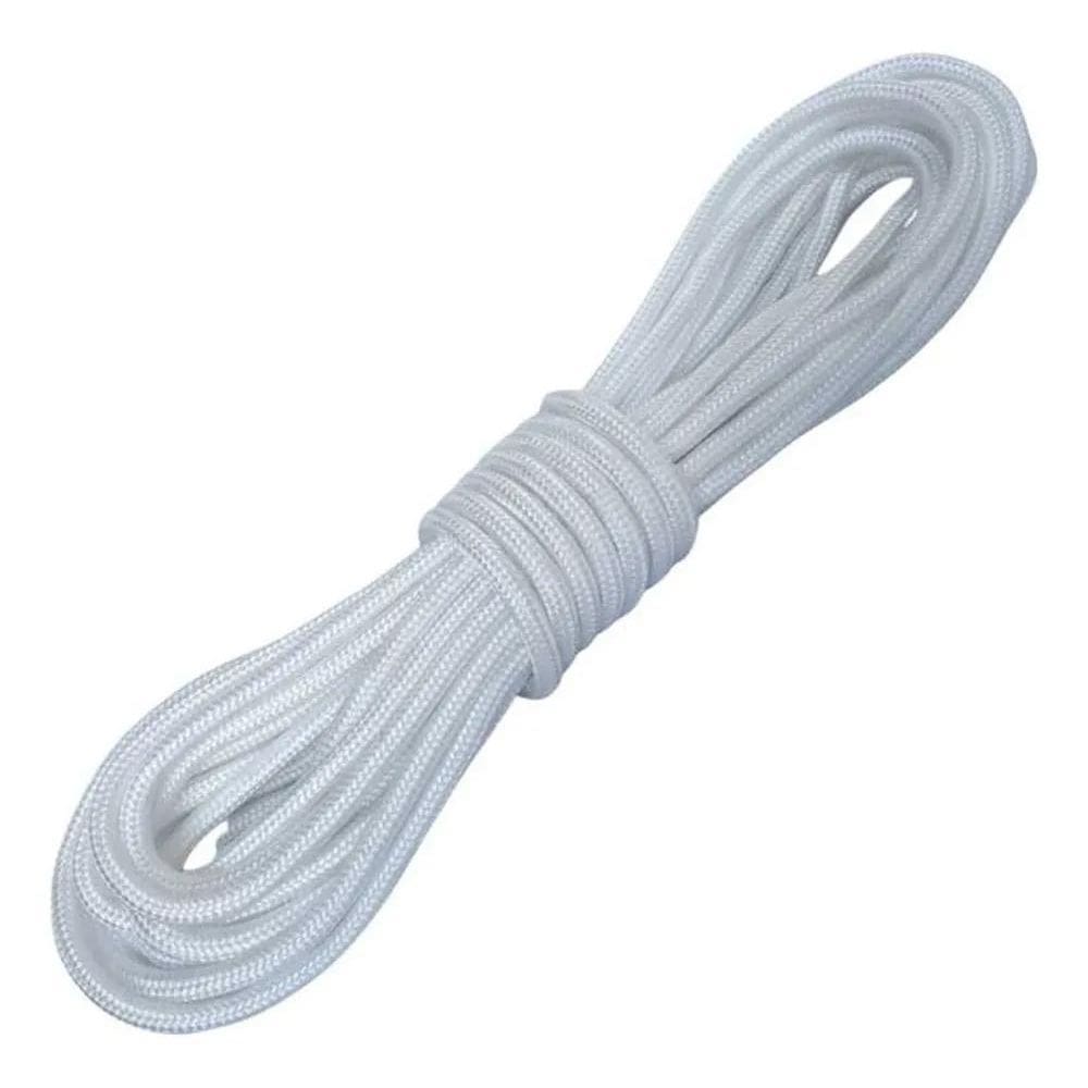 Corda Trançada Varal Teto Resistente Antimofo 30 Metros 3Mm