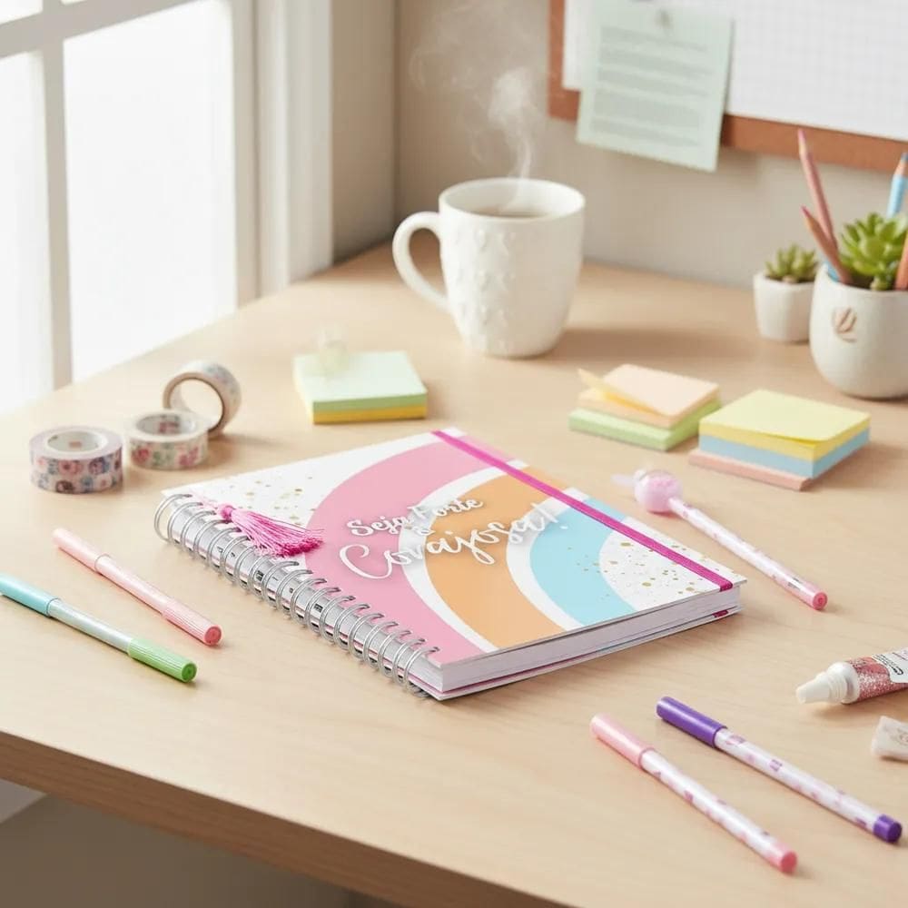 Planner Devocional Diário Seja Forte E Corajosa - Capa Dura