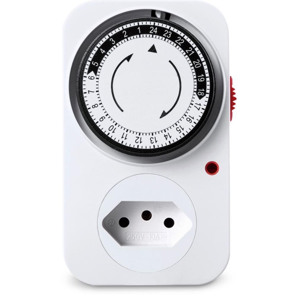Timer Temporizador Analogico 10A 2P+T