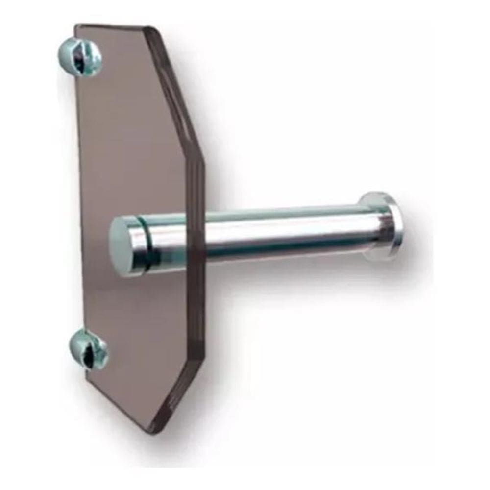 Porta Papel Higiênico 12X17,5 Cm - 8Mm - Fume