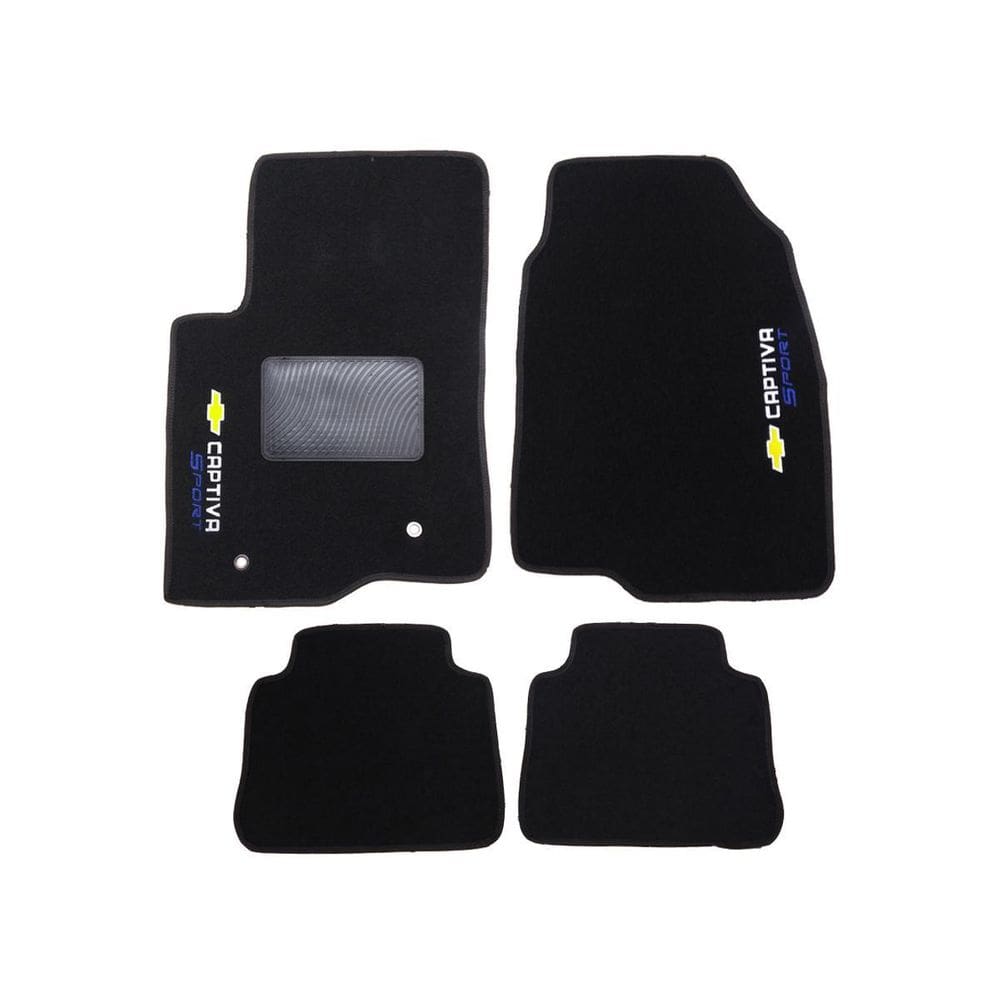 Tapete Carpete Chevrolet Captiva Sport 2008 Até 2016 Preto