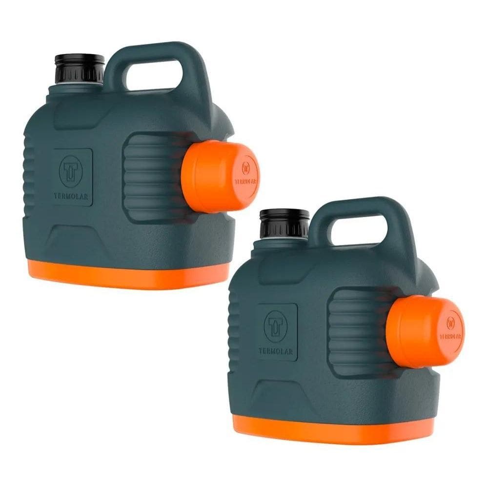 2X Kit 2 Garrafão Térmico Para Camping Supertermo 5 Litros C