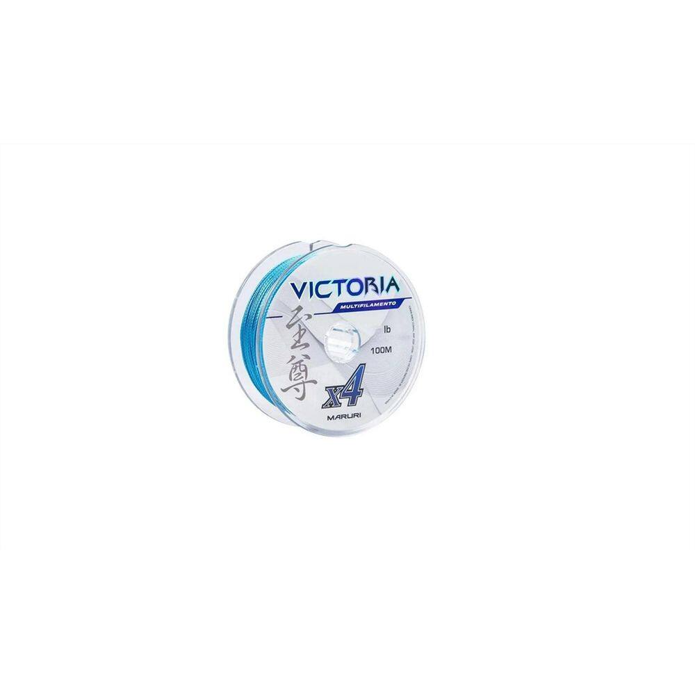 Linha Multifilamento Victoria X4 - 0,24Mm 35Lbs 100M Azul