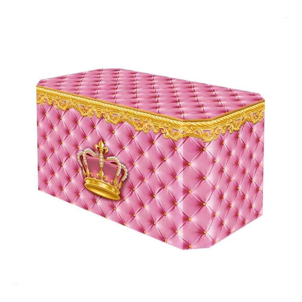 Capa De Mesa Para Festa Sublimado Em Tecido Realeza Rosa
