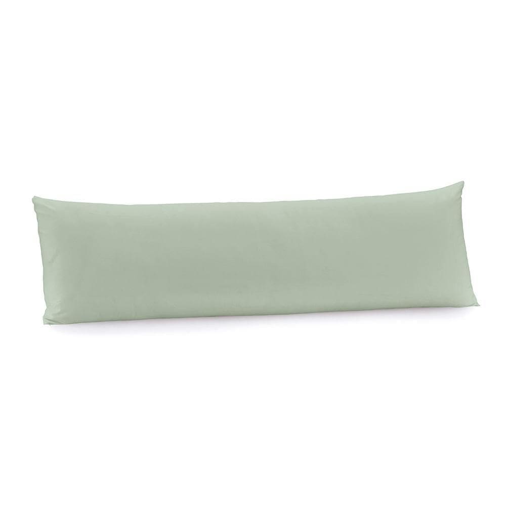 Fronha Body Pillow 40cm x 1,30m Altenburg Algodão Lux 200 Fios Verde Claro