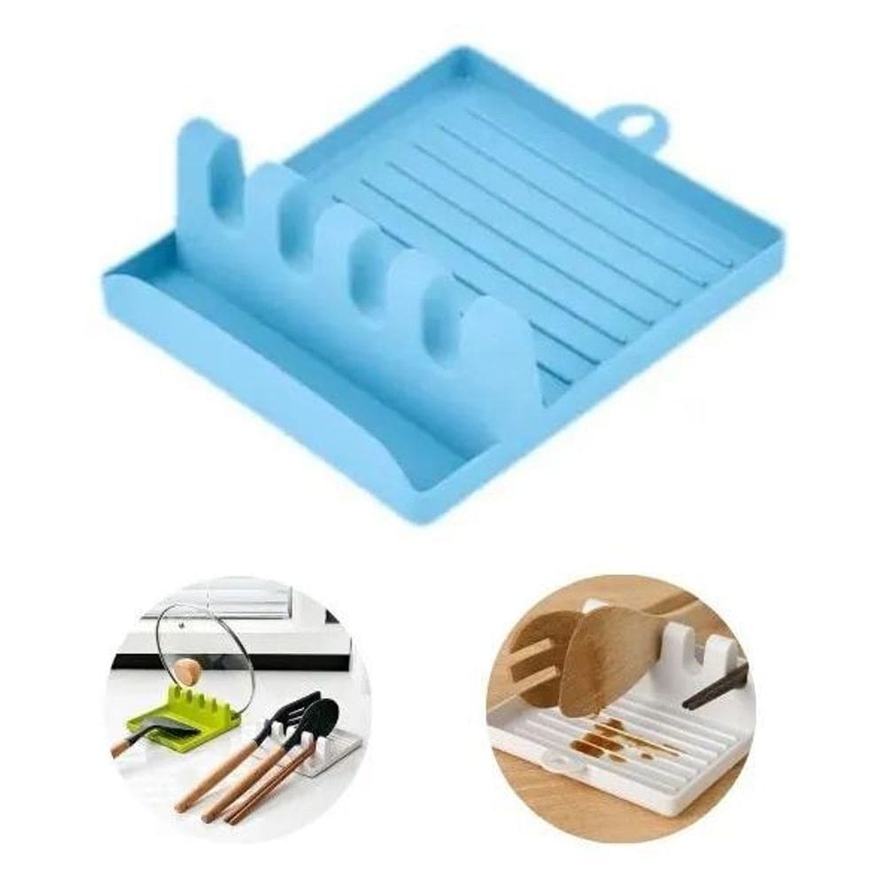 Descanso De Colher Suporte Apoio Bancada Pia Cozinha Talher