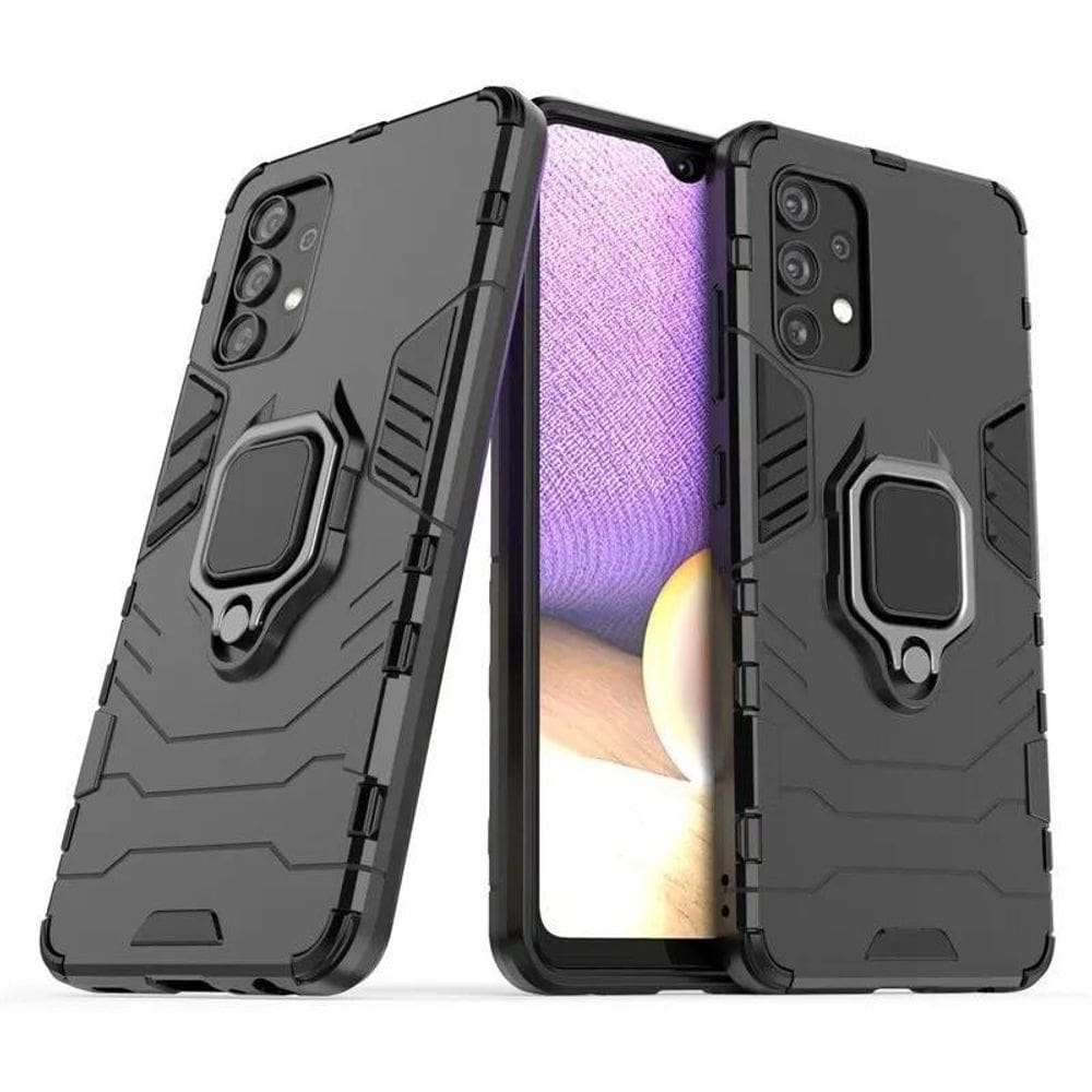 Capa Capinha 4Em1 Anti Impacto Suporte Para Galaxy A3 Preto