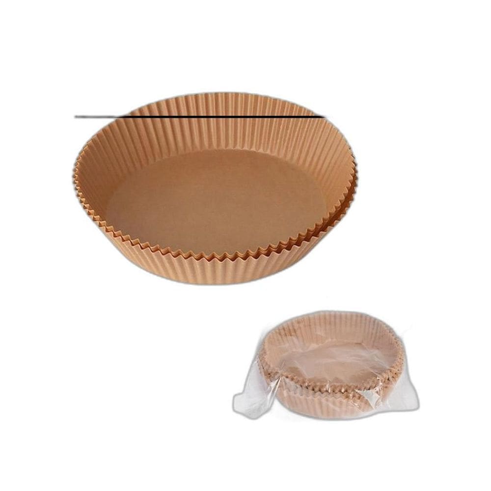 Forro De Papel Descartável Redondo Air Fryer Kit Com 100