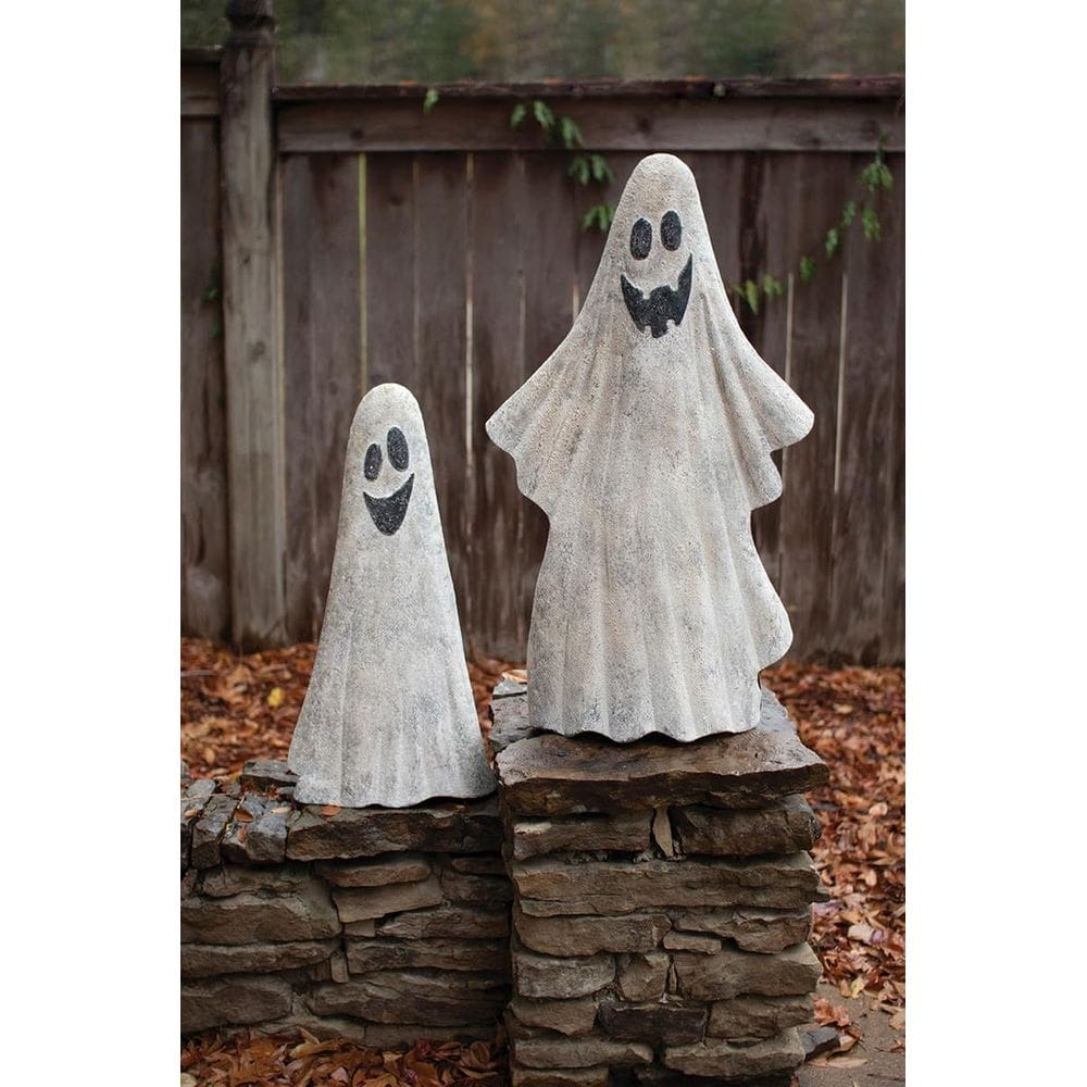 Estatueta KALALOU Ghosts Statue, conjunto de 2 metais brancos