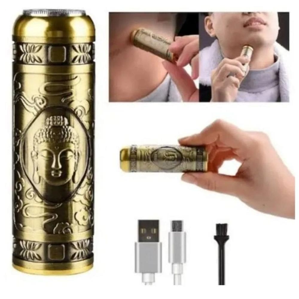 Mini Barbeador Maquina Aparador Portátil Recarregável