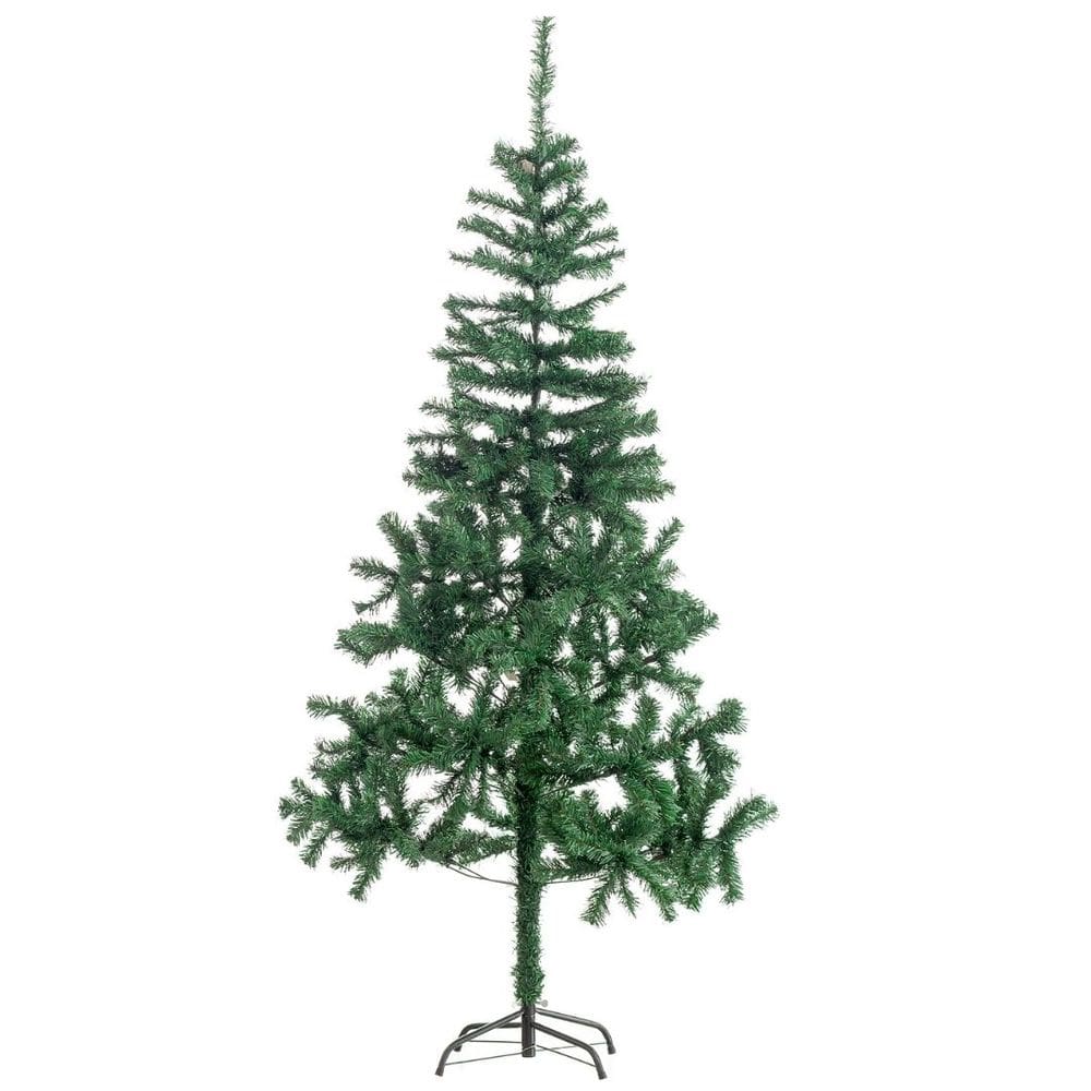 Árvore de Natal Pinheiro Verde Prime Tradicional 400 Galhos 1,80m Pés de Ferro - Bela Flor