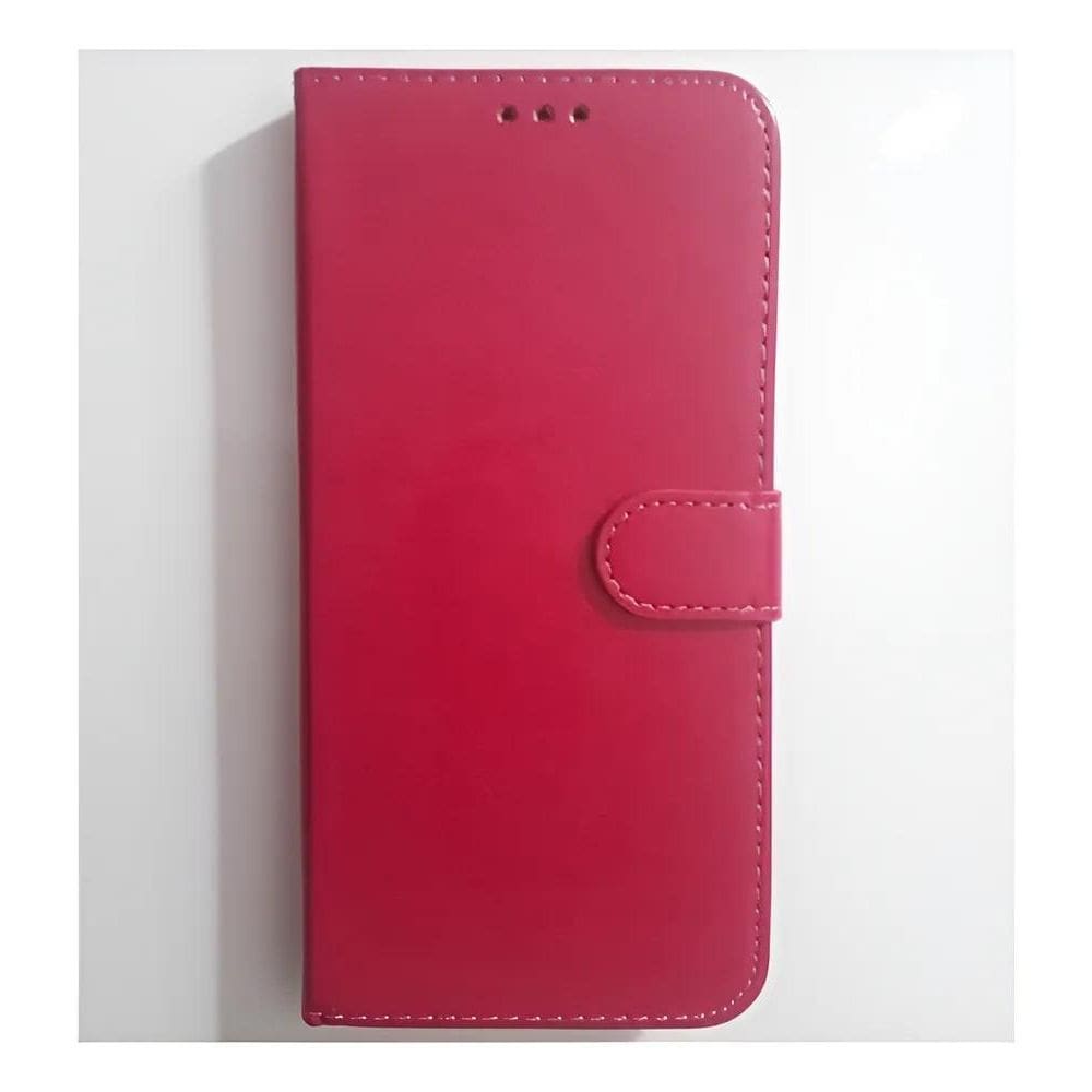 Capa Capinha Carteira Flip Couro Preto Para Galaxy Pink