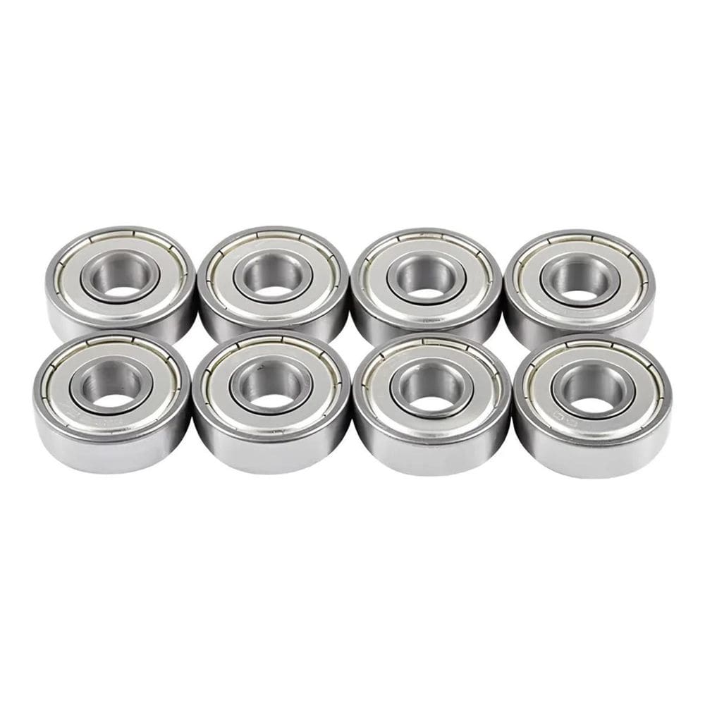 Kit 10 Rolamento 608Zz Blindado - Medidas: 8X Cromado