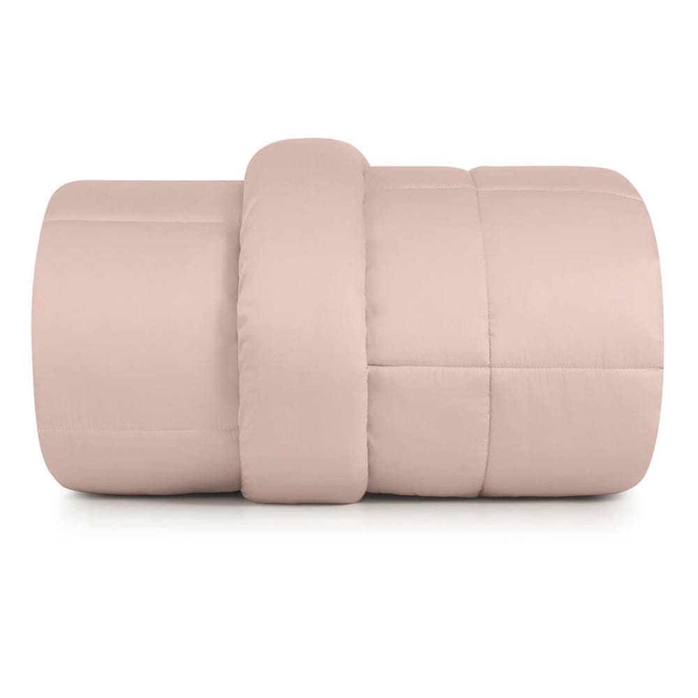 Edredom Queen Altenburg Algodão Lux 200 Fios Plumi Rosa Lille