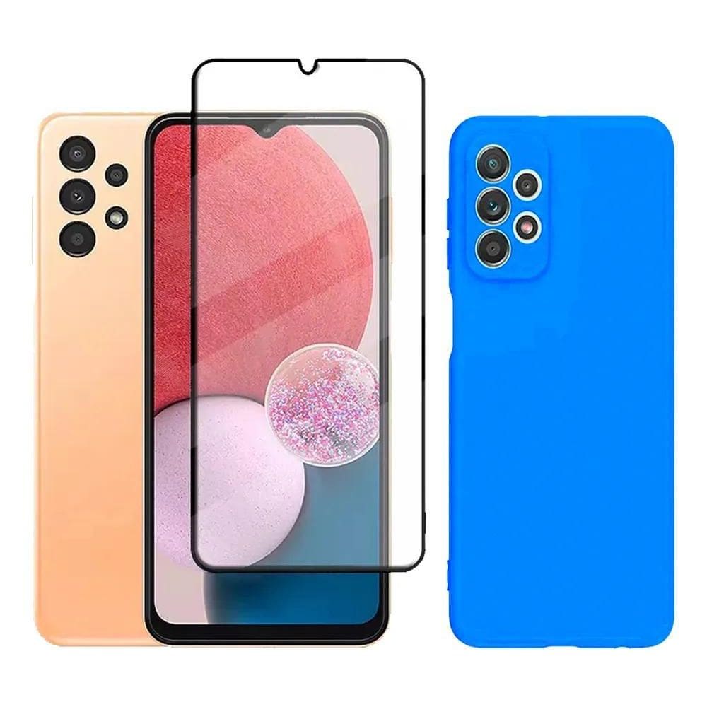Capa Capinha Case Aveludada + Película 3D Para Galaxy A13 Az