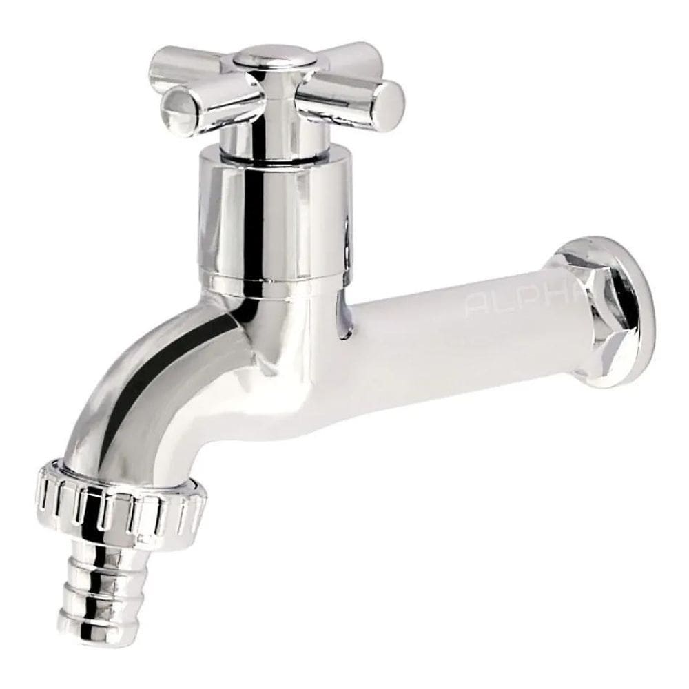 Torneira Tanque / Jardim Abs Cromada Com Bico Volta C-31 A