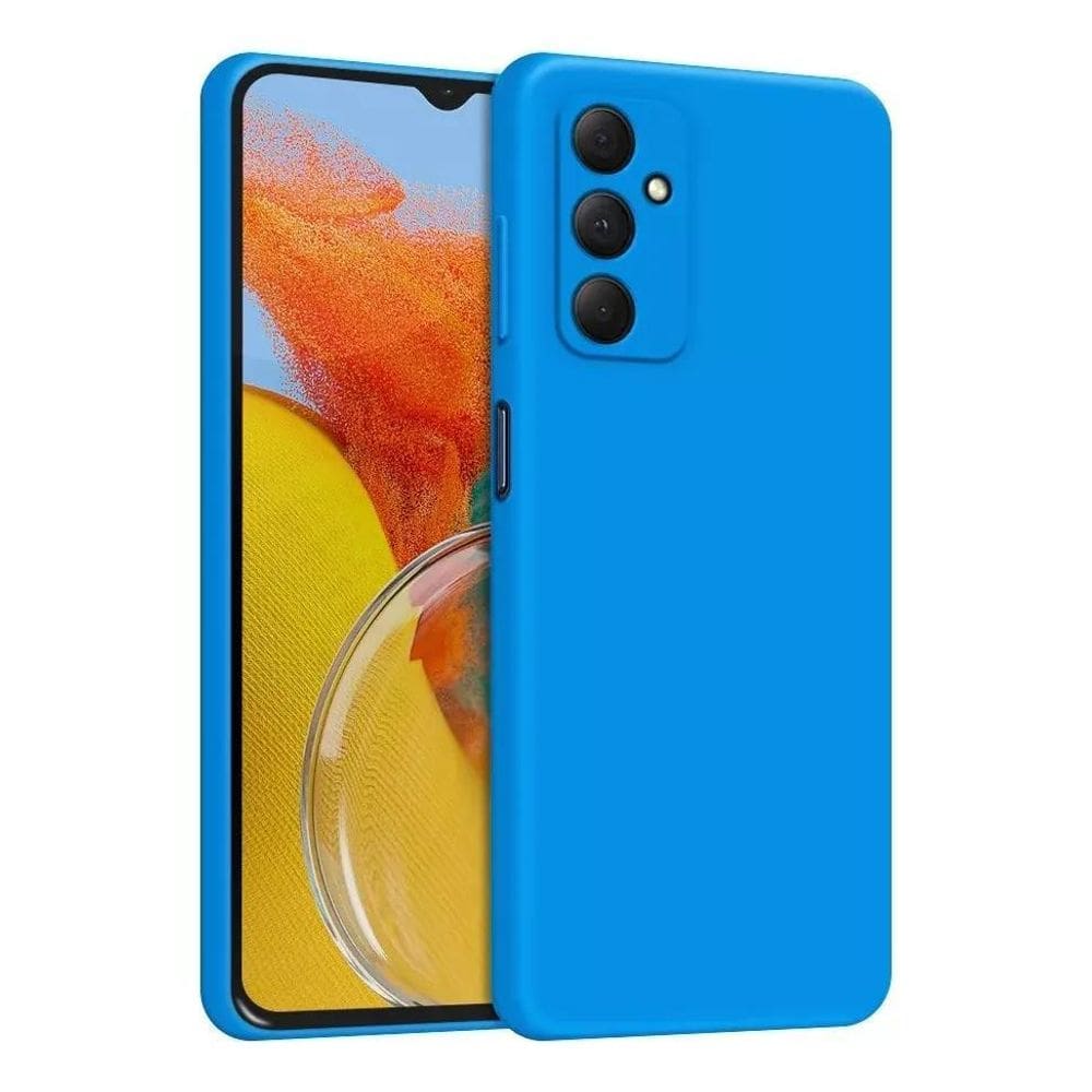 Capa Case Capinha Compatível Samsung M34 Proteçã Azul-Celest