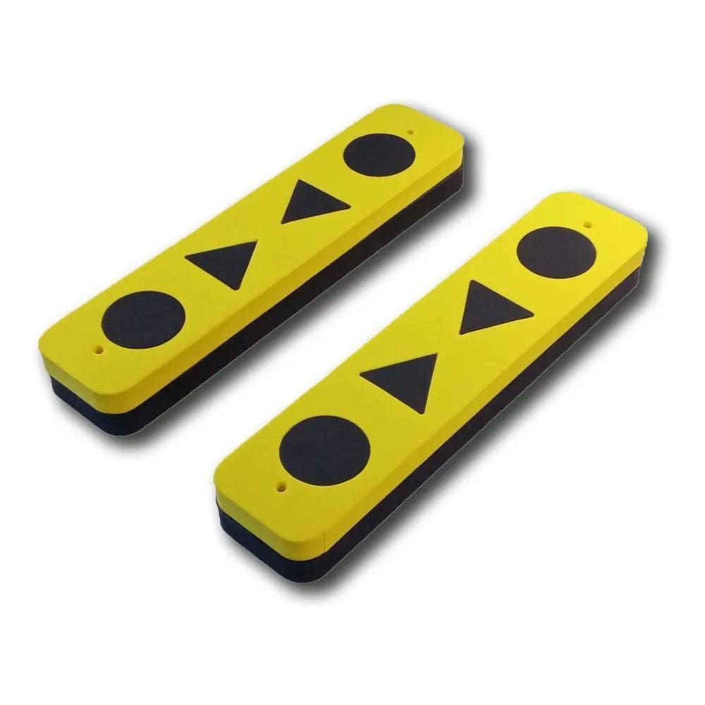 Par De Protetores Para-Choque Parede Garagem E Frente Amarel