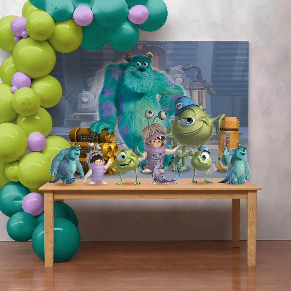 Kit Festa Aniversário Decoração Vá Monstros Sa