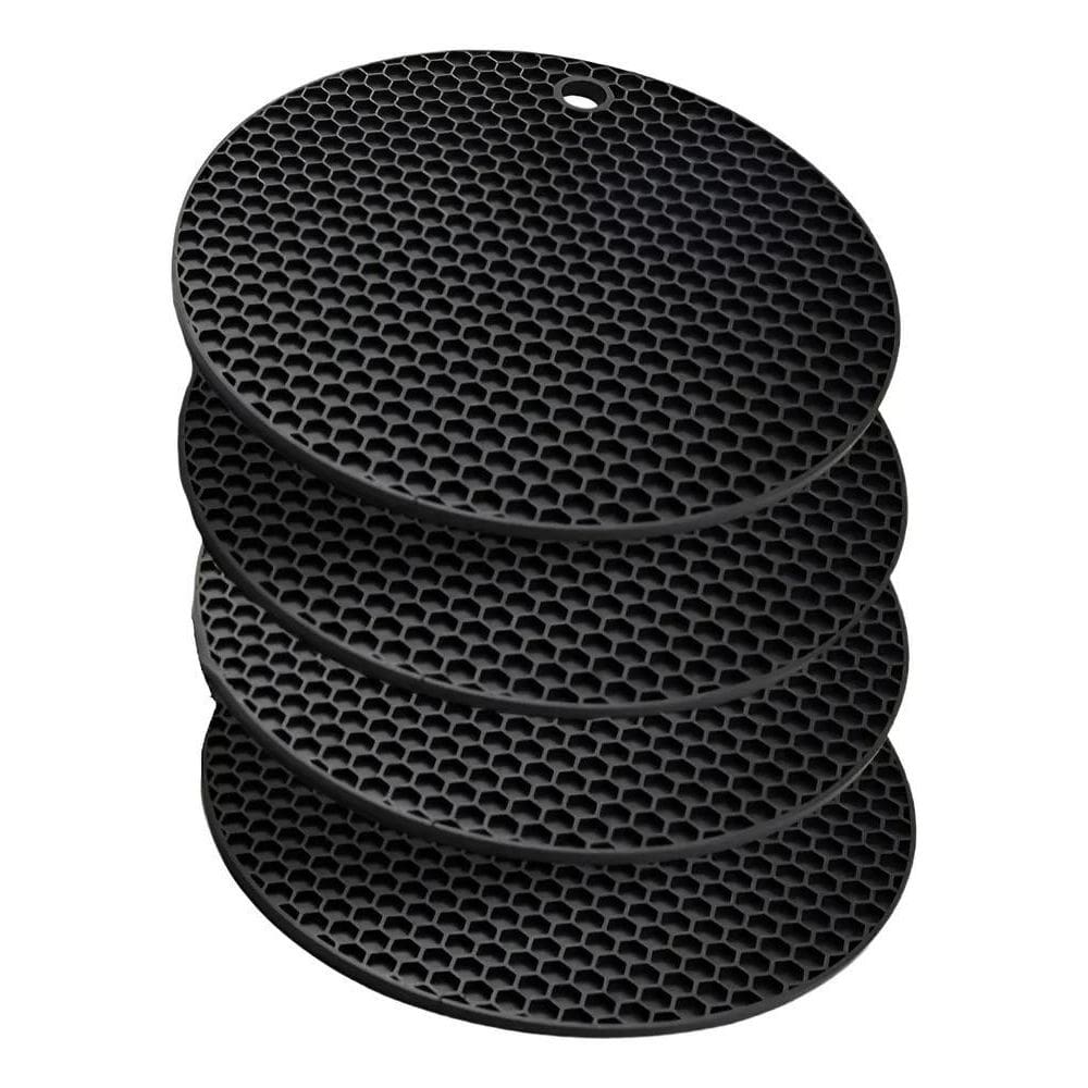 10X Kit 4 Descanso De Panela Protetor De Mesa Em Silicone 1