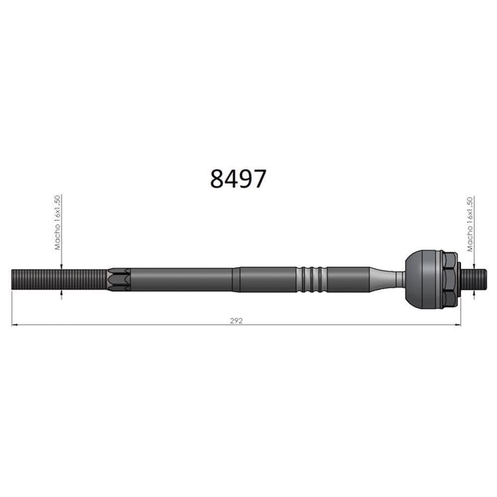 Barra Axial Cruze 2011A 2016 Bortec