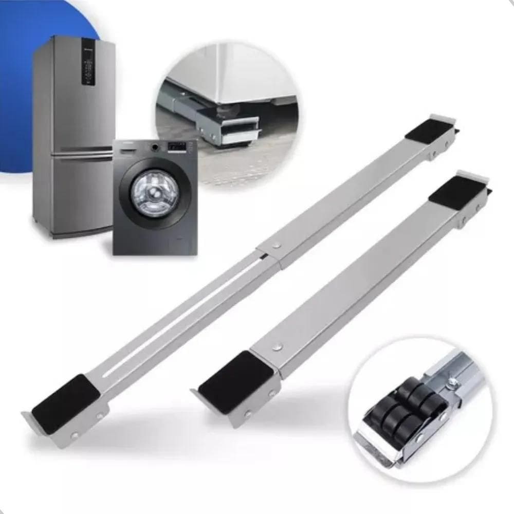 Base Com Rodinhas Para Geladeira Fogão E Maquina De Lavar