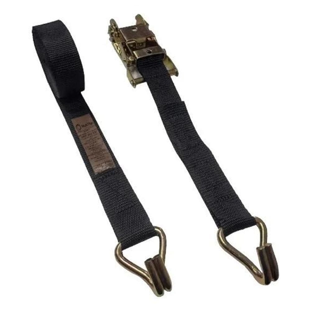 Kit Catraca + Cinta Amarrar E Prender Carga 6,5 Mts Gancho