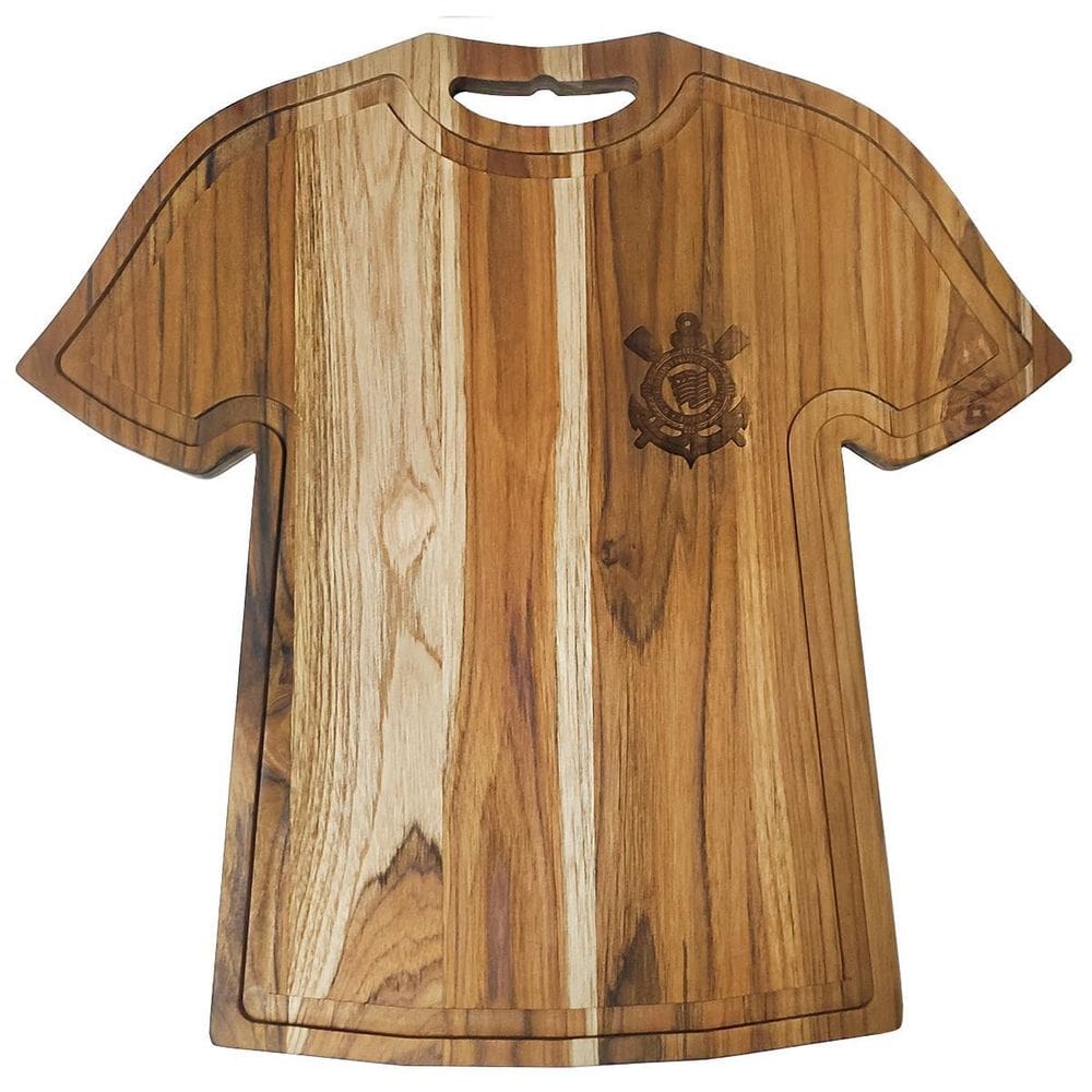 Tábua De Carne Camisa Time De Futebol Para Churrasco Madeira