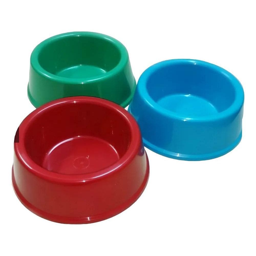 Kit C/20 Comedouro Vasilha Pote Para Ração Cachorro Colorido