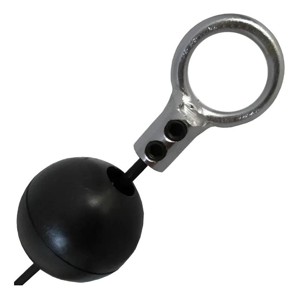 Kit 1 Terminal Argola E 1 Bolinha Para Cabo De Aço A Pratea