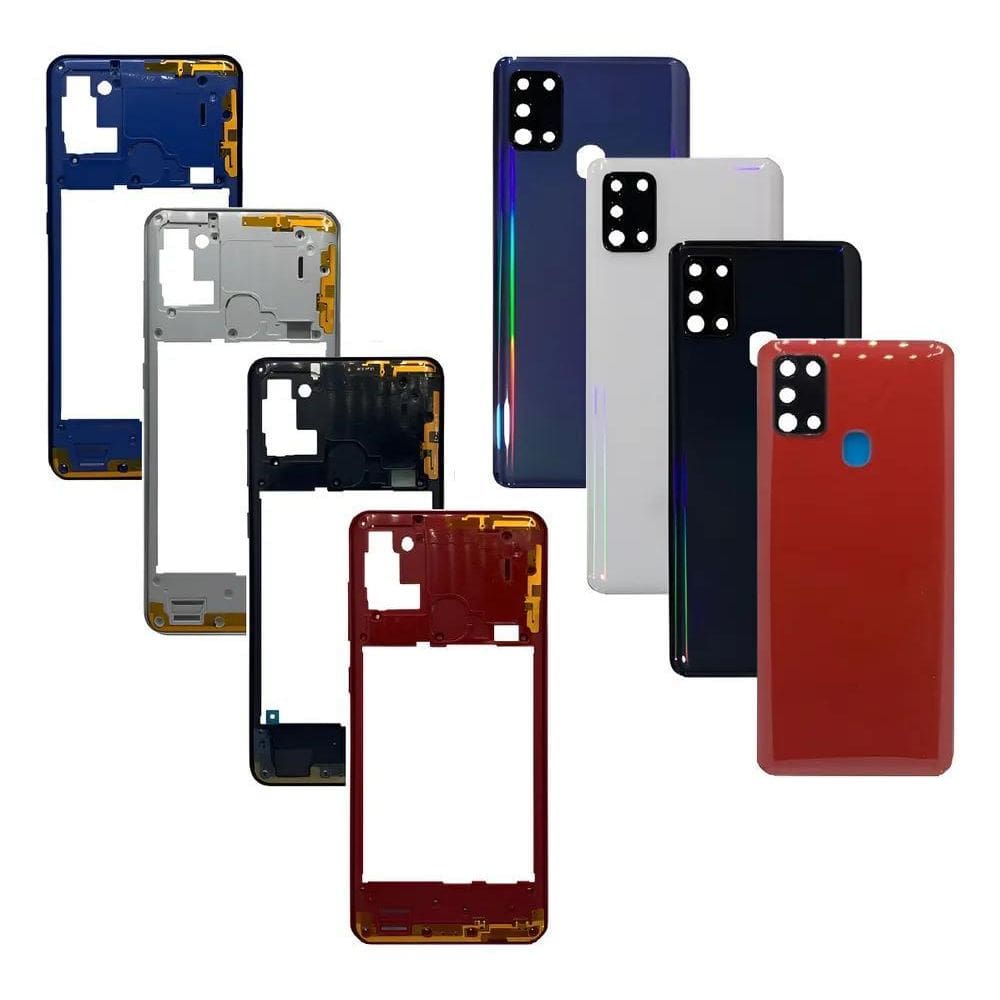 Carcaça Aro Lateral Botões Tampa Tras Compativel A2 Vermelho