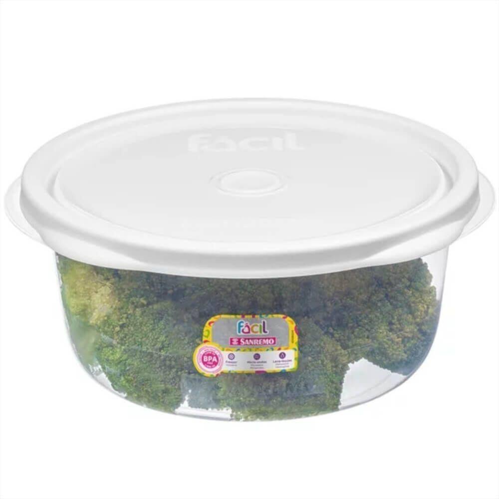 Pote Redondo Cores 1300ml - 115-6 - Sanremo Pote Redondo 1300ml Ref. 115-6 Sanremo