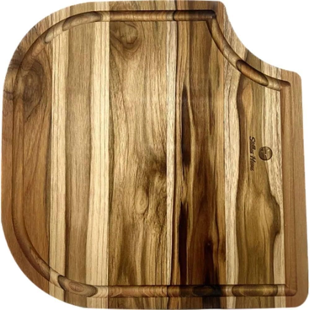 Tábua De Corte De Madeira - Tab-002 - Stillus Home Tábua De Corte Madeira Teca Para Cub-002 - Tab-002 - Stillus Home