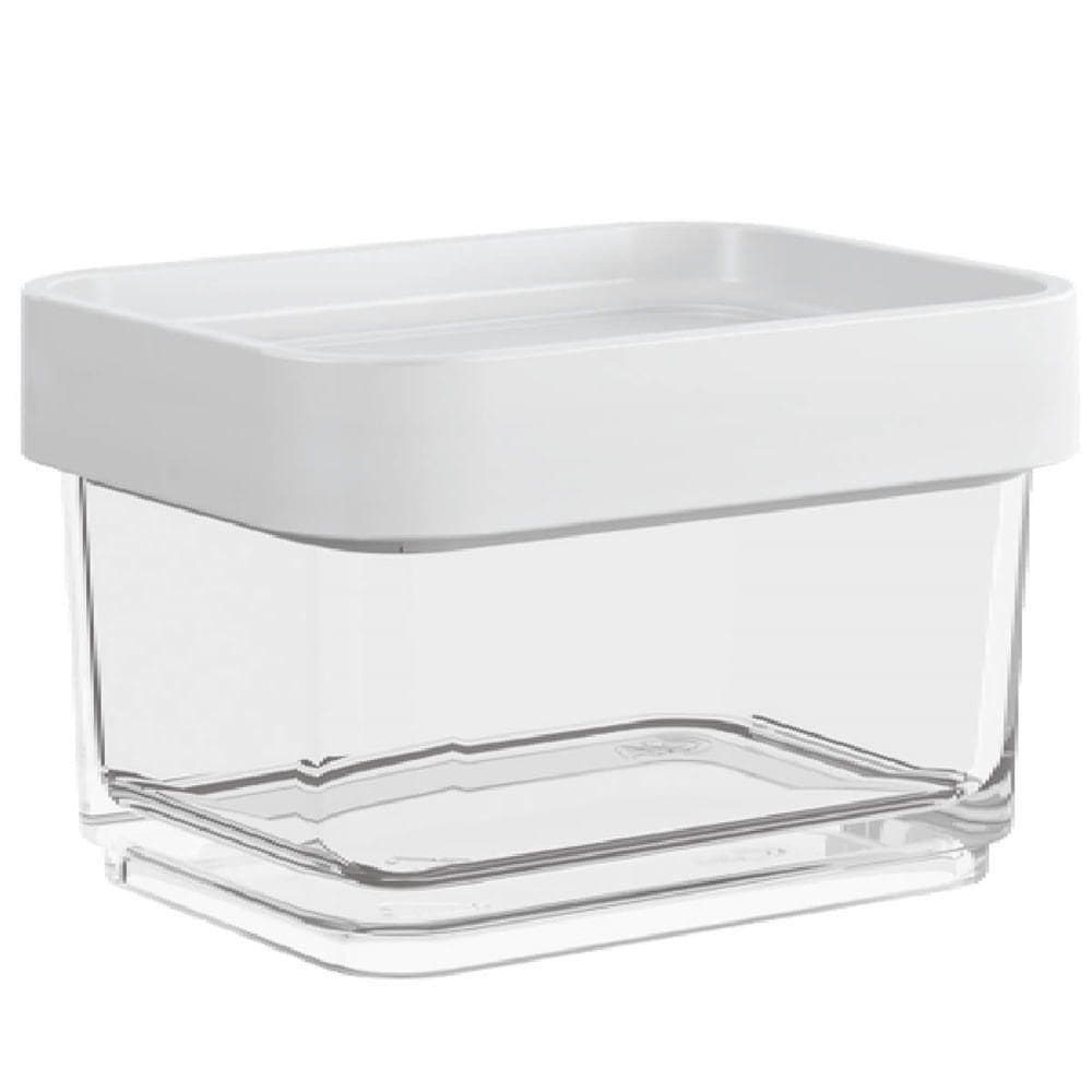 Pote Clear Micro 100ml Branco - 20765-0007 - Coza