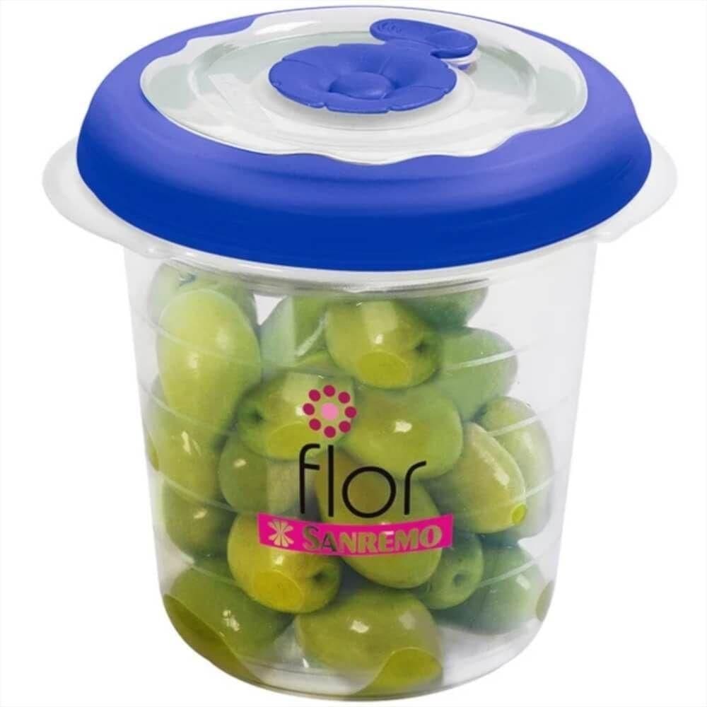 Pote Redondo Pequeno Alto Cores 480ml - 703-5 - Sanremo Pote Redondo Pequeno Alto 480ml Sanremo 703-5