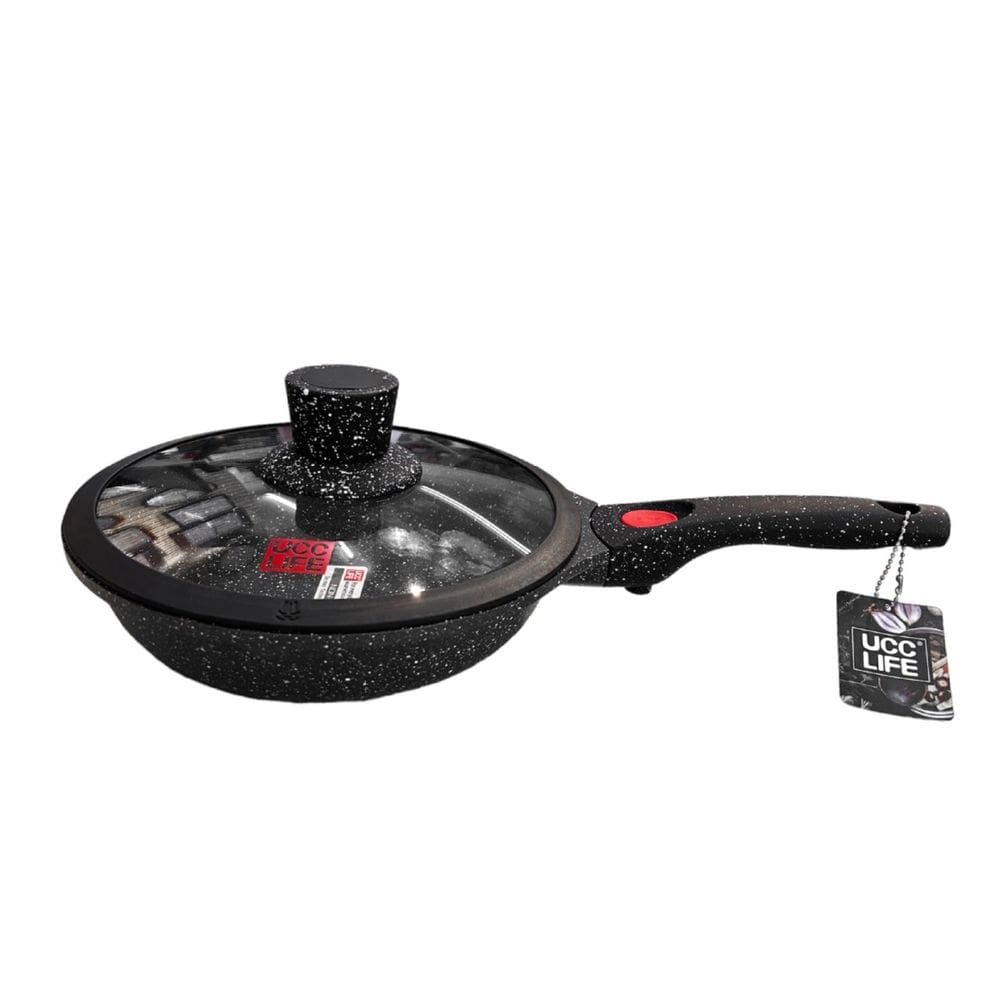 Frigideira de Alumínio Cerâmico Antiaderente com Tampa 24cm