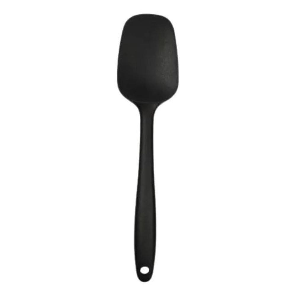 Espátula Colher Silicone Reta Pão Duro Cozinha 27Cm Color