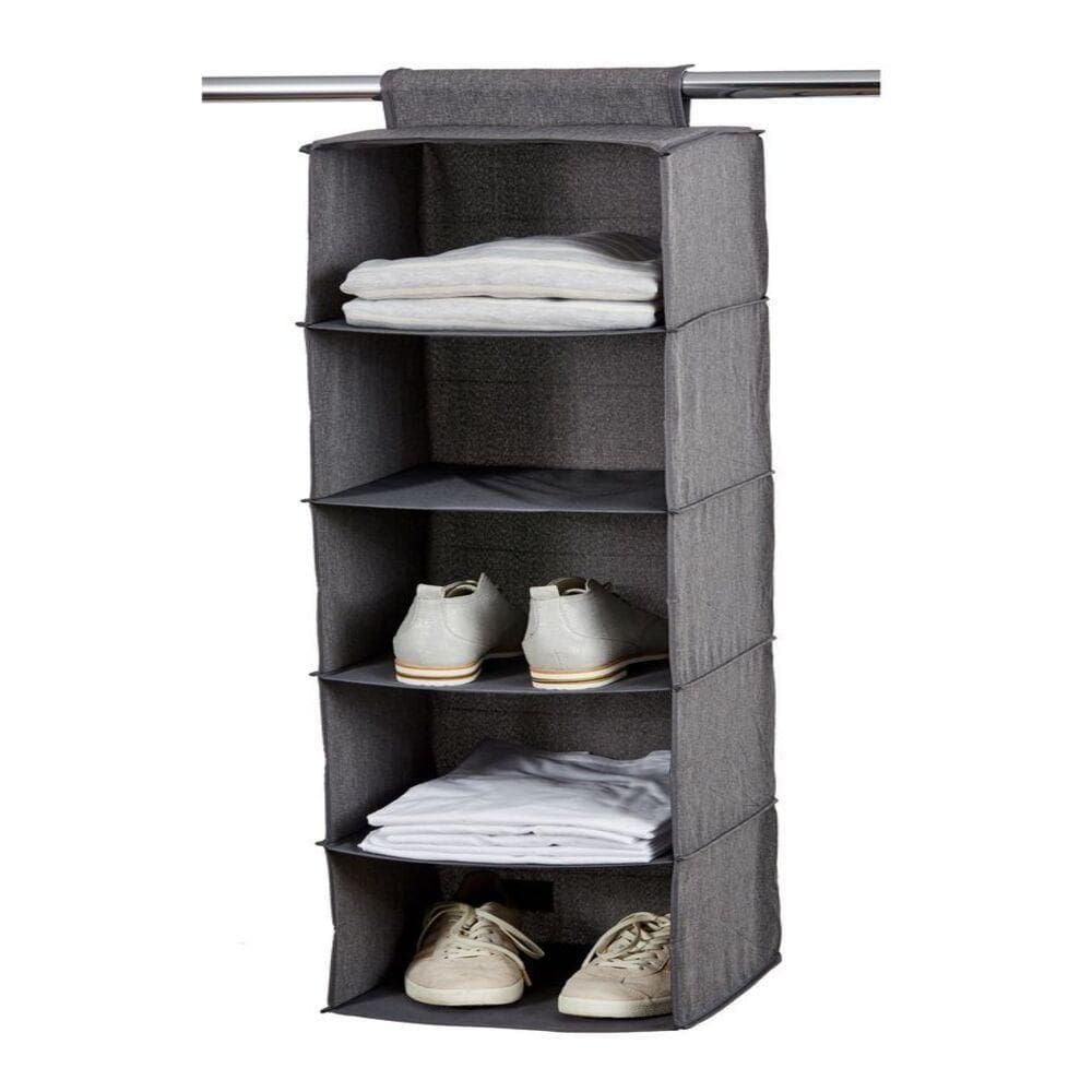 Sapateira Guarda Roupa Armário Cabide Organizador 5 Prateleiras Multiuso Closet