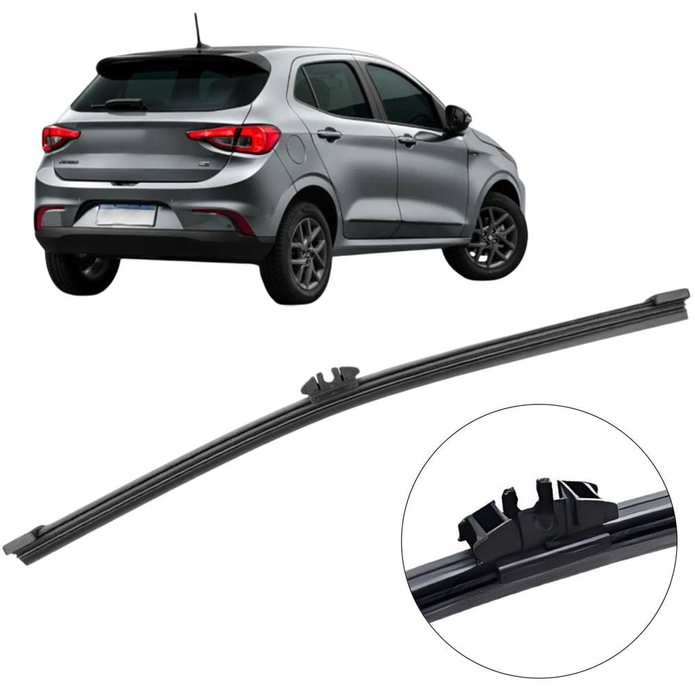 Palheta Traseira Argo 2017 a 2025 Limpador do Vidro Traseiro de Silicone