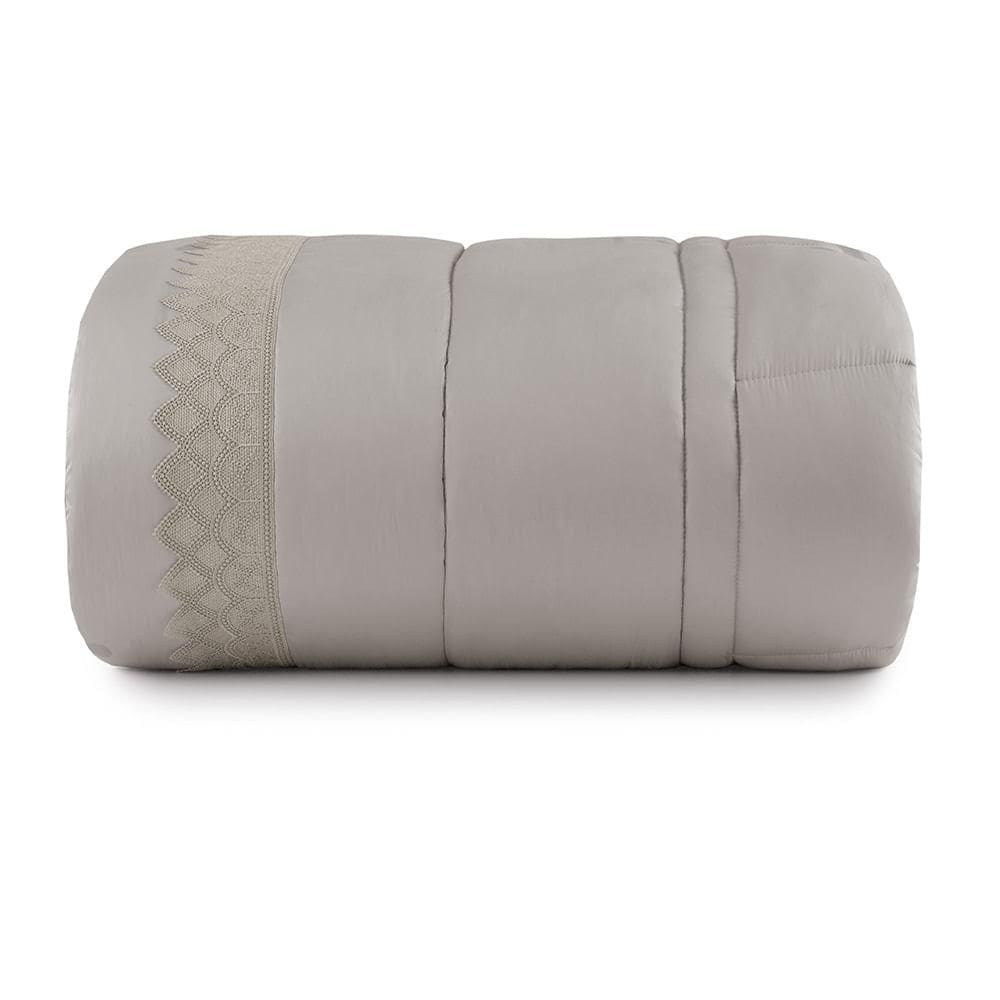 Edredom King Altenburg Bordados e Cetim 300 Fios Ballerina