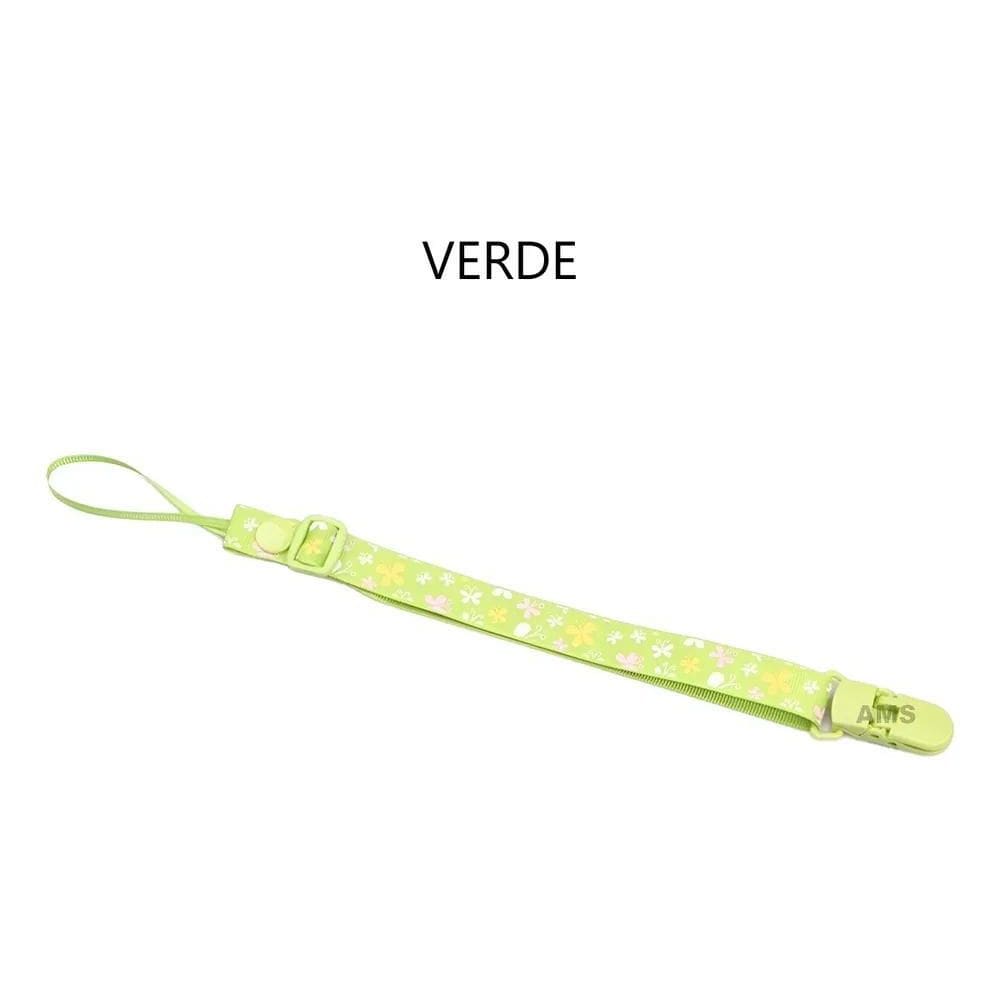 Prendedor De Chupeta Bico Bebê Para Menino Menina Unive Verd