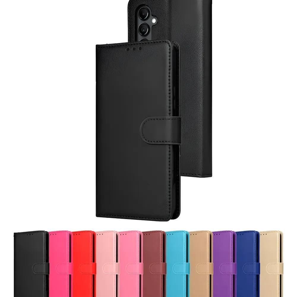 Capa Capinha Carteira Couro Compatível Com Galaxy A55 5G Pre