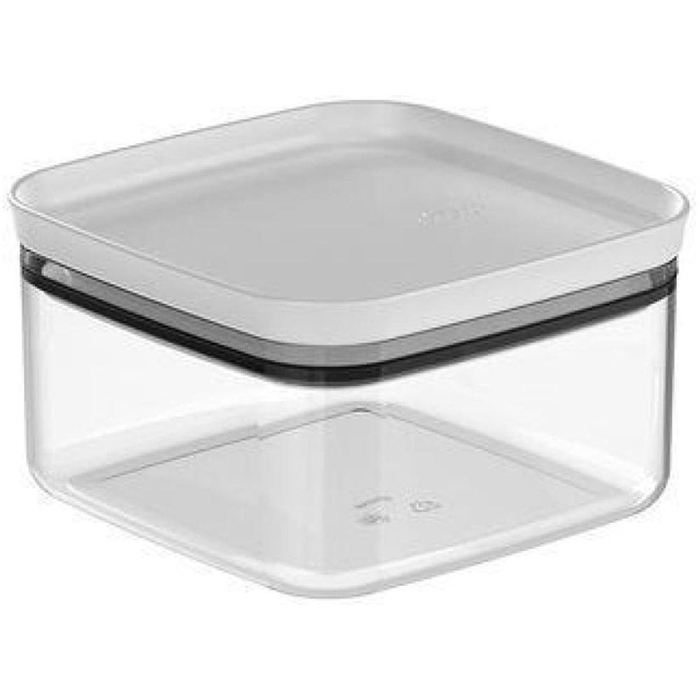 Pote Hermético Organizador Ou 1L Linha Block Ob1000 - Branco