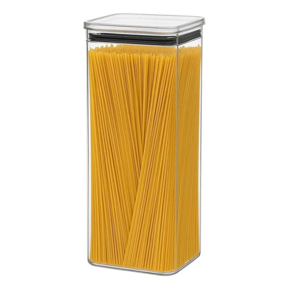 Pote Hermético Macarrão Espaguete 3L Acrílico Organizador