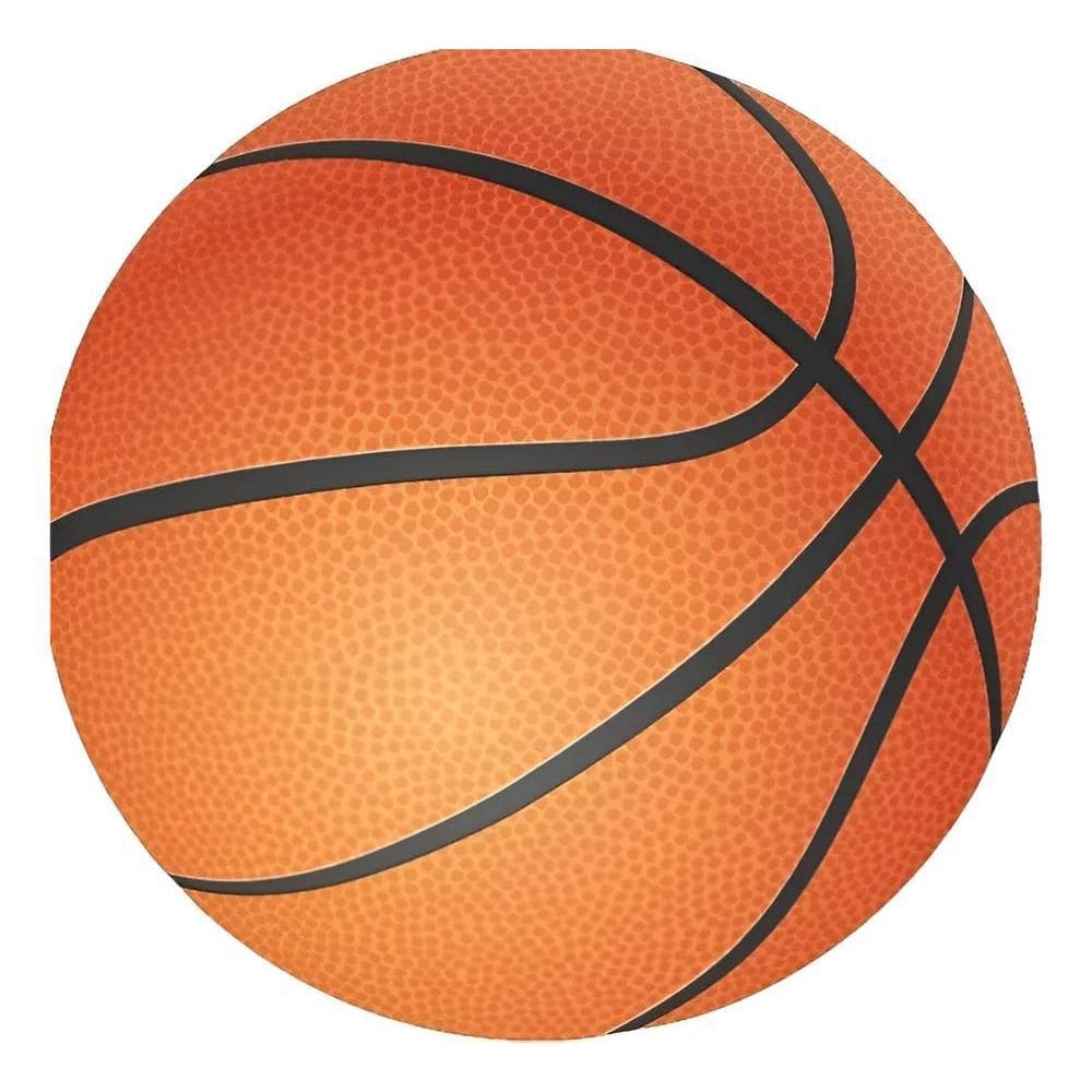 Painel Redondo Sublimado Em Tecido 1,5X1,5 Vá Bola Basquete