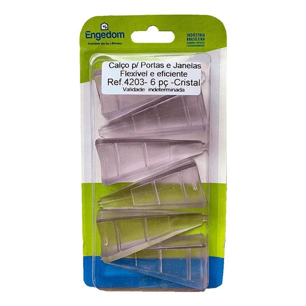 Aparador Peso Porta Calço Trava Kit Com 6 Prático E Discreto