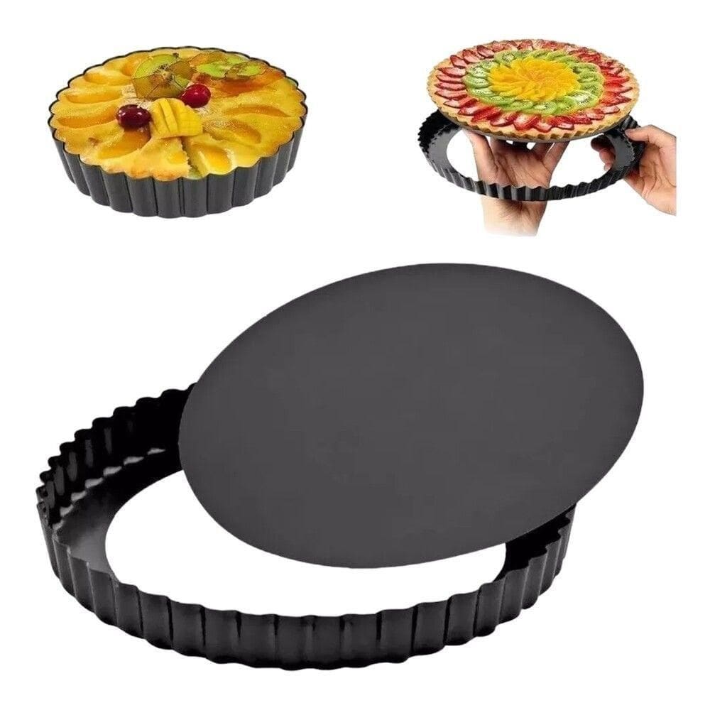 Forma Removível Antiaderente 24cm - Sucesso Garantido Em Bolos E Tortas!