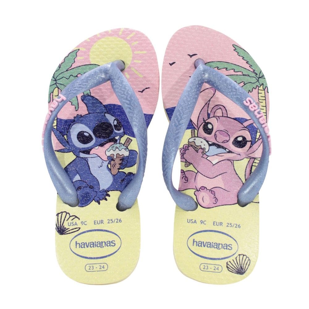 Chinelo Infantil Havaianas Kids Slim Disney Buttercream