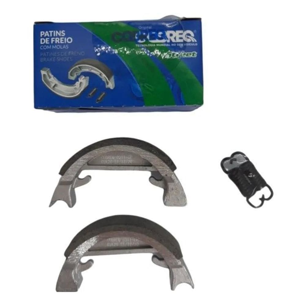 Lona Patim Freio Com Molas Serve Dianteiro/Traseiro Mobilete