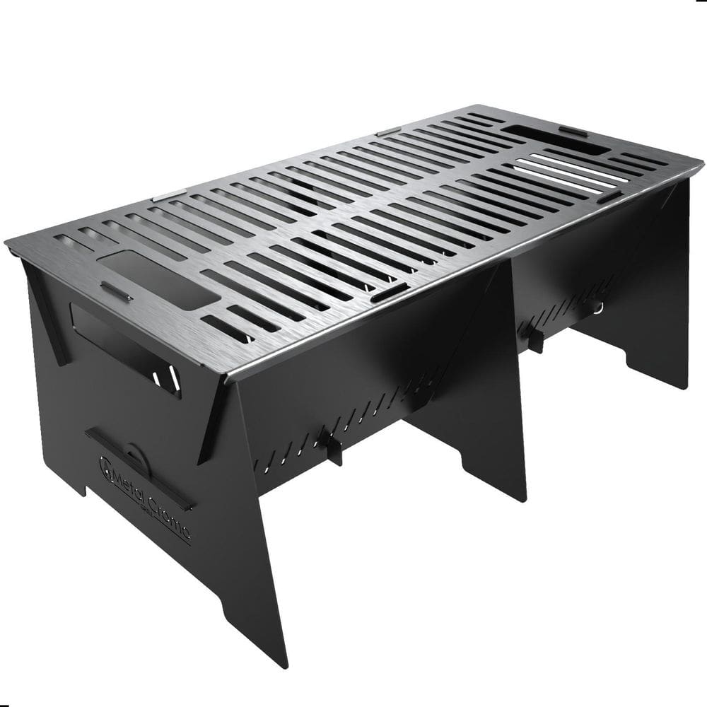 Churrasqueira Portátil Desmontável Camping Carvão